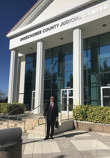 Mike Heading Into Court In Okeechobee County
